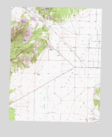 Cedar City NW, UT USGS Topographic Map