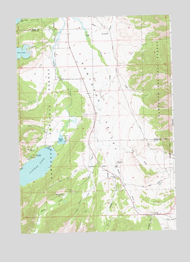 Alturas Lake, ID USGS Topographic Map