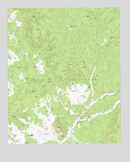 Cedar Creek, AZ USGS Topographic Map