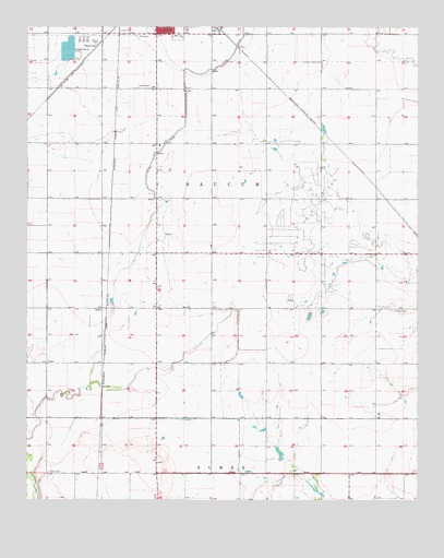 Altus SE, OK USGS Topographic Map