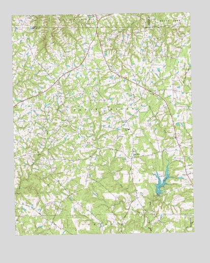 Cedar Grove, NC USGS Topographic Map