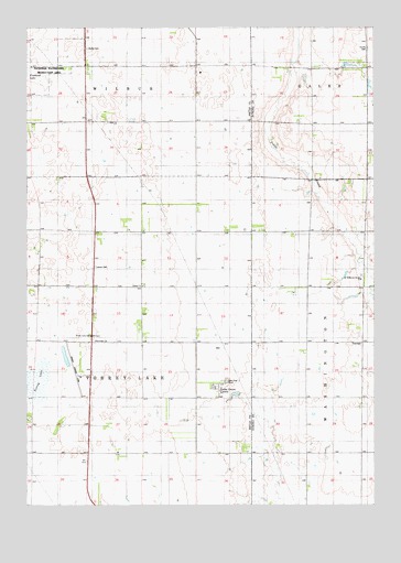 Cedar Grove Colony, SD USGS Topographic Map