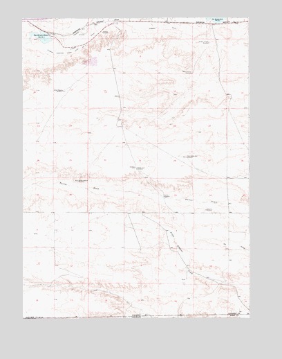 Altvan, WY USGS Topographic Map