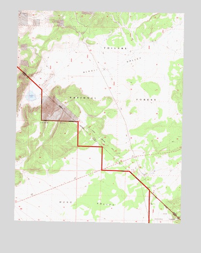 Cedar Hill, CA USGS Topographic Map