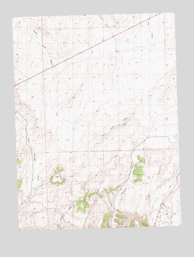 Cedar Knob, CO USGS Topographic Map
