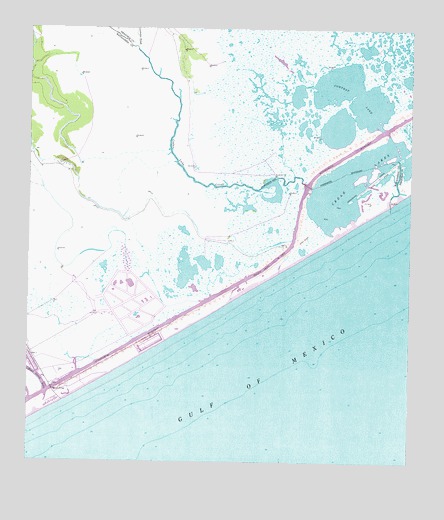 Cedar Lakes West, TX USGS Topographic Map