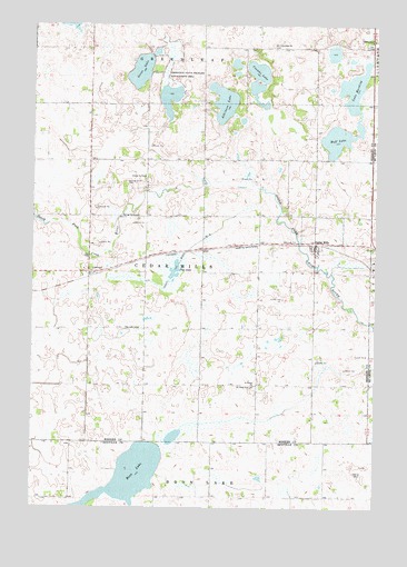 Cedar Mills, MN USGS Topographic Map
