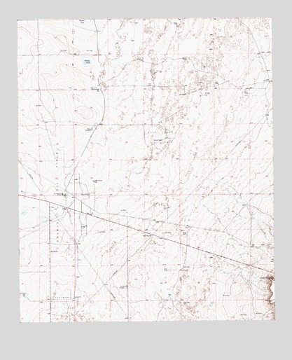 Cedar Point, NM USGS Topographic Map