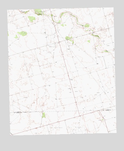 Cedar Point Ranch, TX USGS Topographic Map