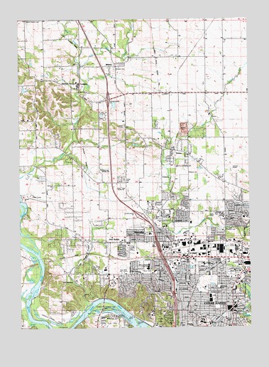Cedar Rapids North, IA USGS Topographic Map