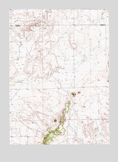 Cedar Top, WY USGS Topographic Map