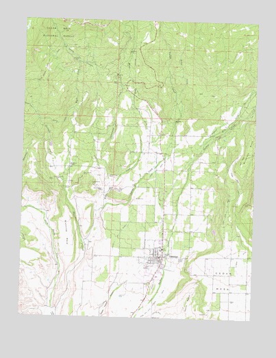 Cedaredge, CO USGS Topographic Map