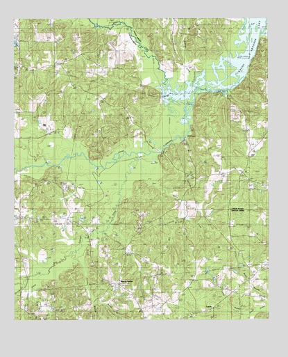 Cedarton, LA USGS Topographic Map