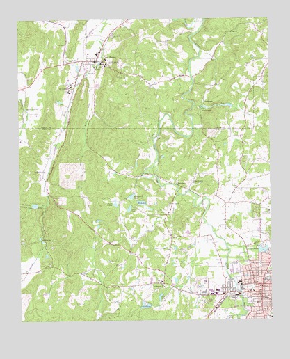 Cedartown West, GA USGS Topographic Map