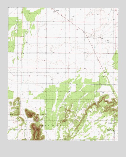 Cedarvale, NM USGS Topographic Map