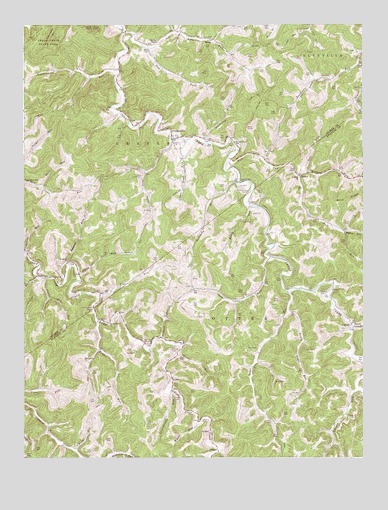 Cedarville, WV USGS Topographic Map