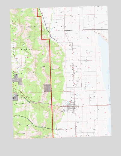 Cedarville, CA USGS Topographic Map