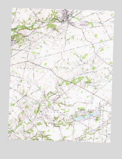 Cedarville, OH USGS Topographic Map