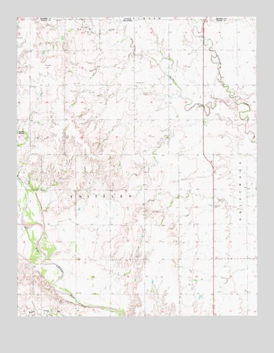 Alva NW, OK USGS Topographic Map