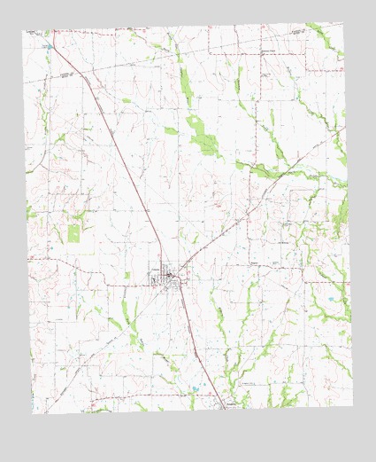 Celeste, TX USGS Topographic Map