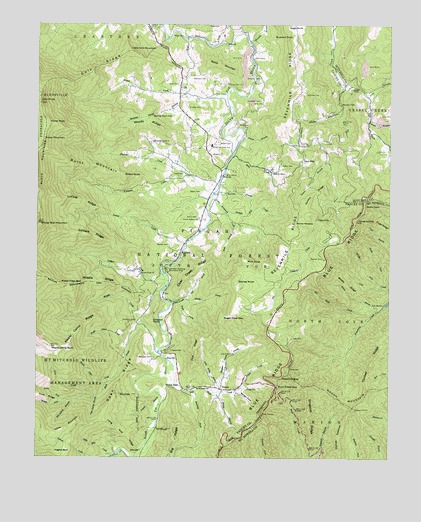 Celo, NC USGS Topographic Map