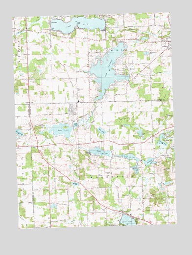 Cement City, MI USGS Topographic Map