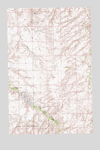 Cement Hill, MT USGS Topographic Map