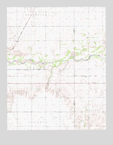 Alva SE, OK USGS Topographic Map