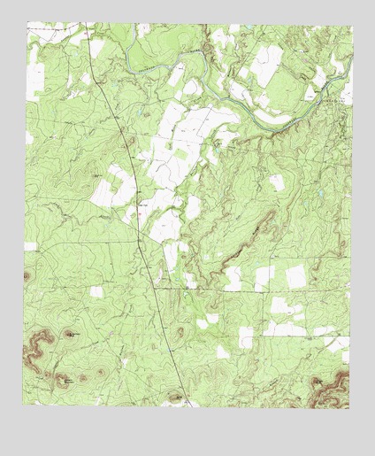 Cement Mountain, TX USGS Topographic Map