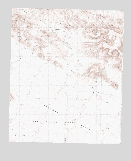 Cementosa Wash, AZ USGS Topographic Map