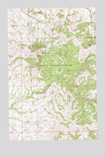 Centennial Mountain, MT USGS Topographic Map