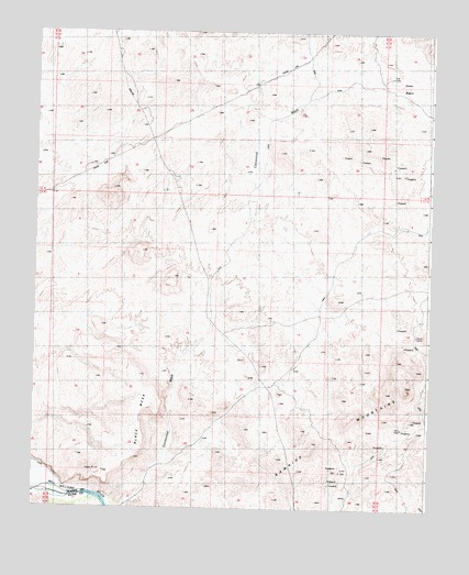 Centennial Wash, AZ USGS Topographic Map