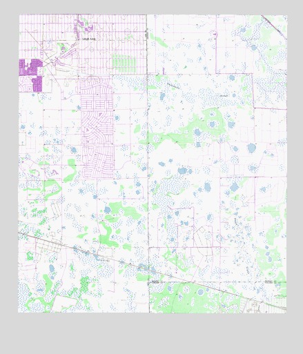 Alva SE, FL USGS Topographic Map