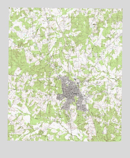 Center, TX USGS Topographic Map
