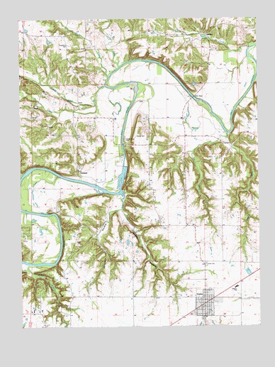 Center, MO USGS Topographic Map