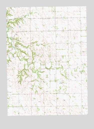 Center East, NE USGS Topographic Map