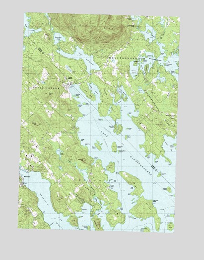 Center Harbor, NH USGS Topographic Map