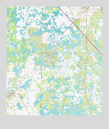 Center Hill, FL USGS Topographic Map