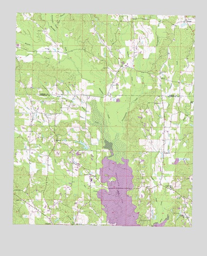 Center Hill, MS USGS Topographic Map