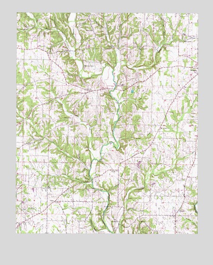 Center Hill, AL USGS Topographic Map