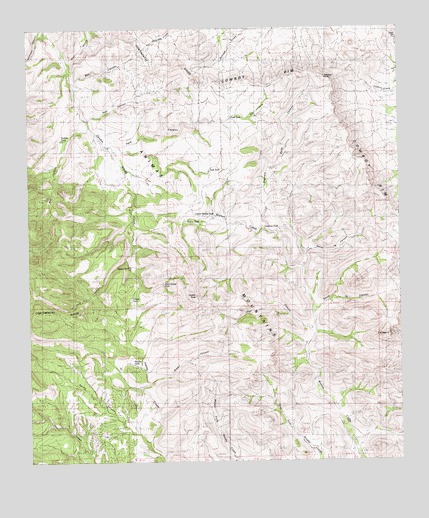 Center Peak, NM USGS Topographic Map