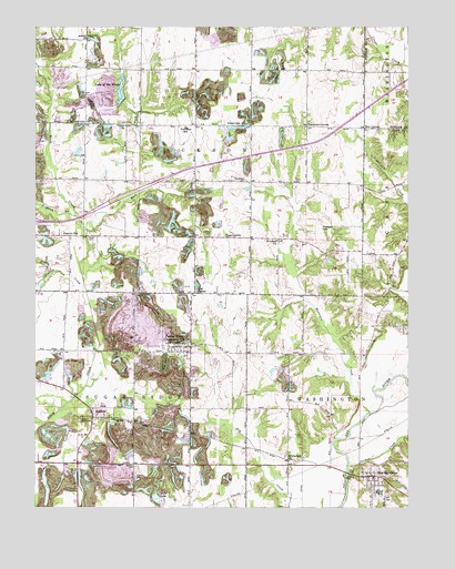 Center Point, IN USGS Topographic Map