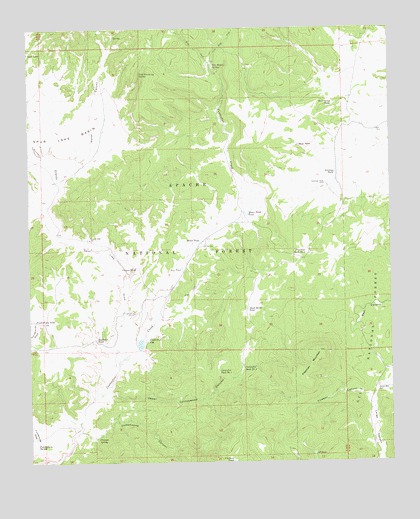 Centerfire Bog, NM USGS Topographic Map