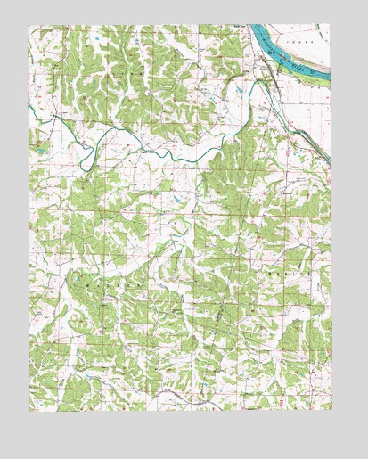 Centertown NW, MO USGS Topographic Map