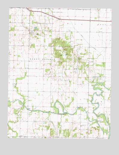 Centerville, IL USGS Topographic Map