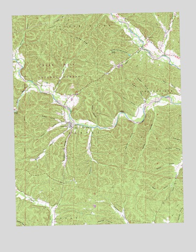 Centerville, MO USGS Topographic Map