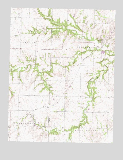 Centerville, KS USGS Topographic Map