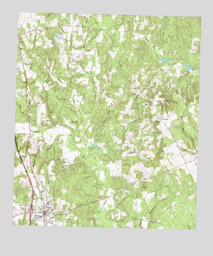 Centerville, TX USGS Topographic Map