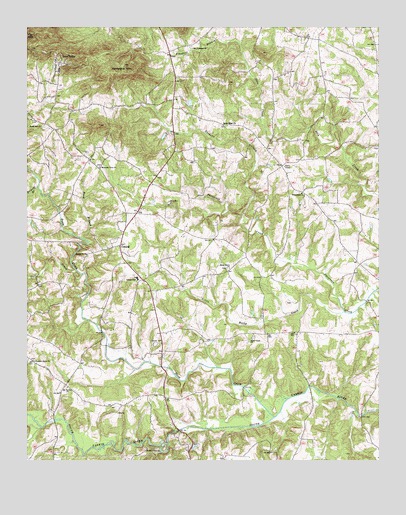 Central, NC USGS Topographic Map