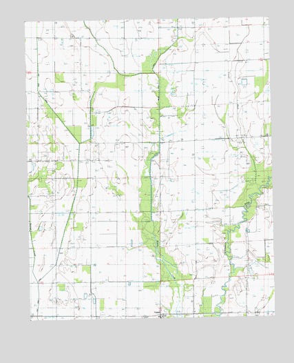 Central, AR USGS Topographic Map